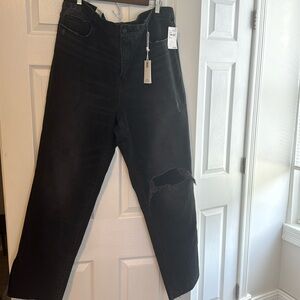 NWT good American good boy jeans